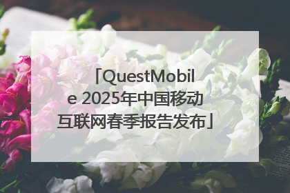 QuestMobile 2025年中国移动互联网春季报告发布